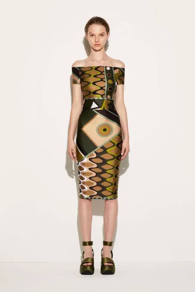 Women Skirts PUCCI VivaraPrint Pencil Skirt
