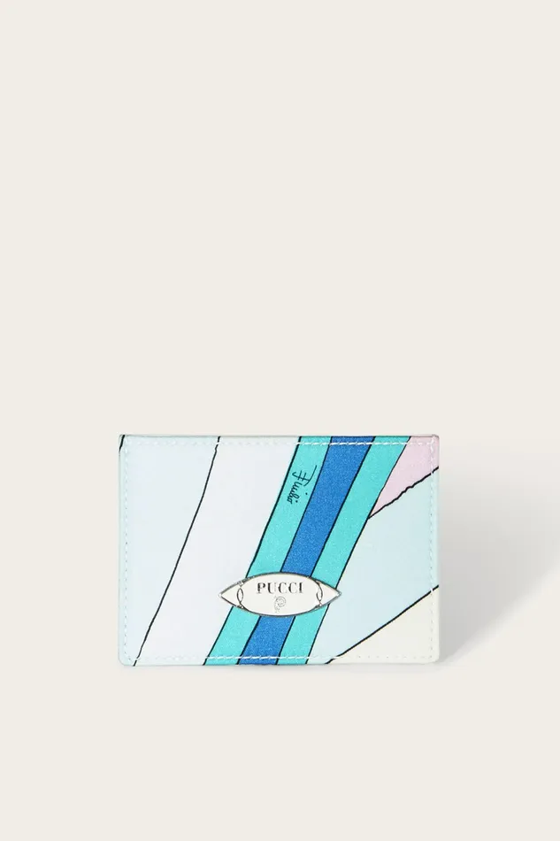 Women Small Leather Goods PUCCI IridePrint Card Holder