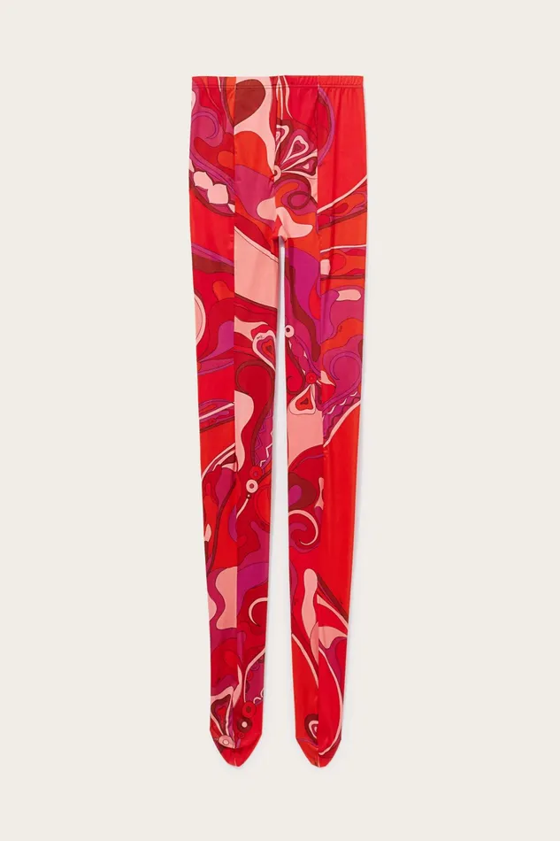 Women Socks And Tights PUCCI OrchideePrint Tights