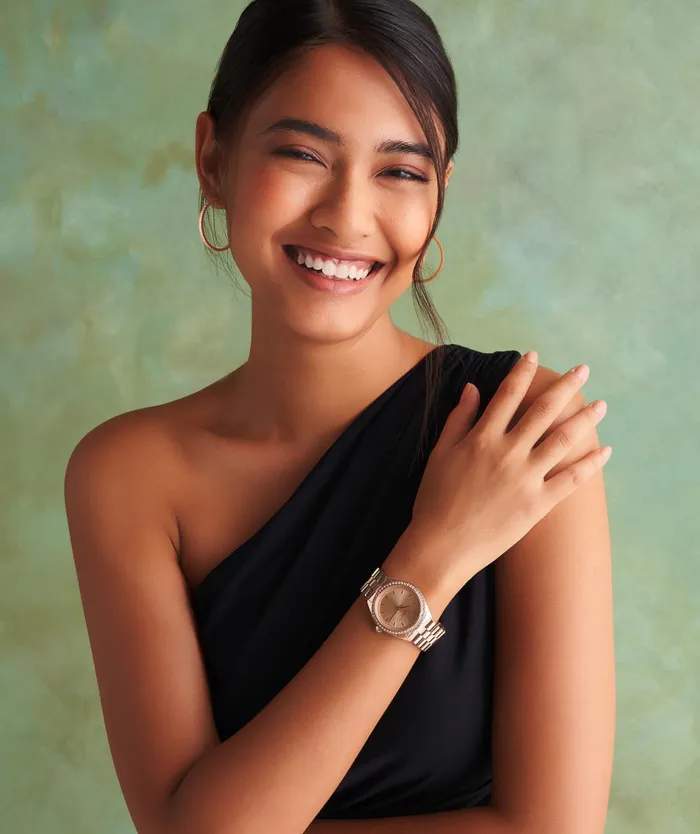 Women Sports Luxe Watches Olivia Burton 34mm Bejewelled Rose Gold Bracelet Watch Women Sports Luxe Watches Olivia Burton 34mm Bejewelled Rose Gold Bracelet Watch