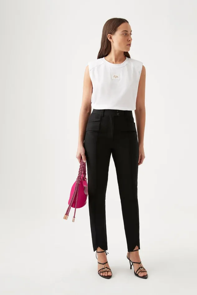 Women Surrounding Pant Black Aje Pants