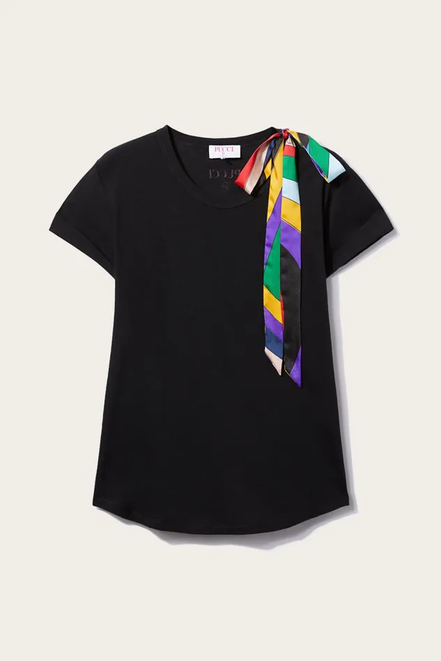 Women TShirts And Sweatshirts PUCCI BowEmbellished TShirt