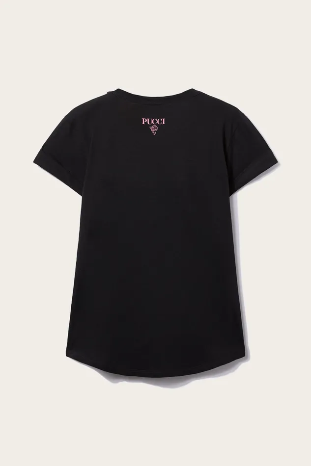 Women TShirts And Sweatshirts PUCCI BowEmbellished TShirt