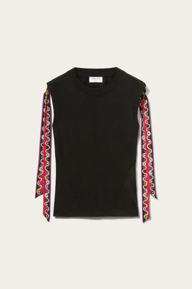 Women TShirts And Sweatshirts PUCCI IridePrint Cotton TShirt