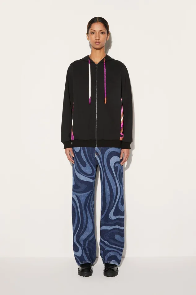 Women TShirts And Sweatshirts PUCCI IridePrint Hoodie