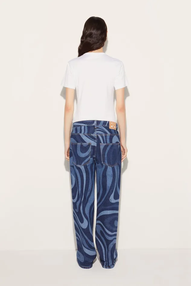 Women TShirts And Sweatshirts PUCCI LogoPrint Cotton TShirt
