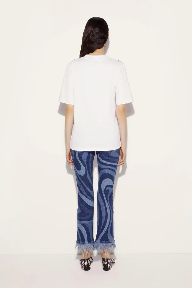 Women TShirts And Sweatshirts PUCCI MarmoPrint TShirt
