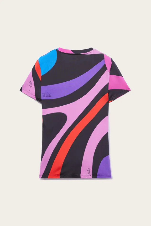 Women TShirts And Sweatshirts PUCCI MarmoPrint TShirt