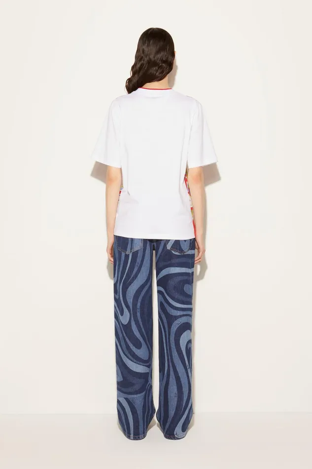 Women TShirts And Sweatshirts PUCCI OrchideePrint TShirt