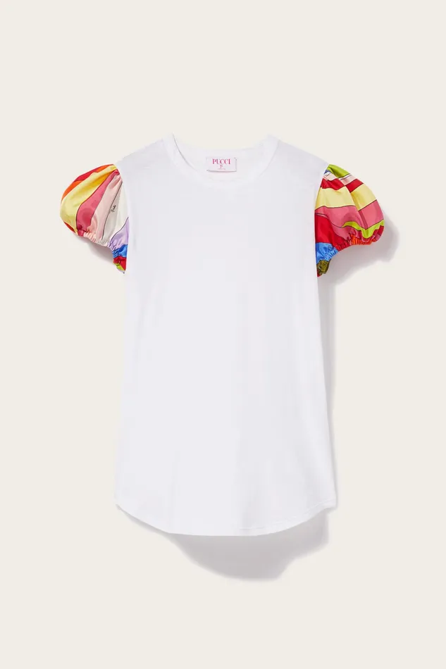 Women TShirts And Sweatshirts PUCCI TShirt With IridePrint Detail
