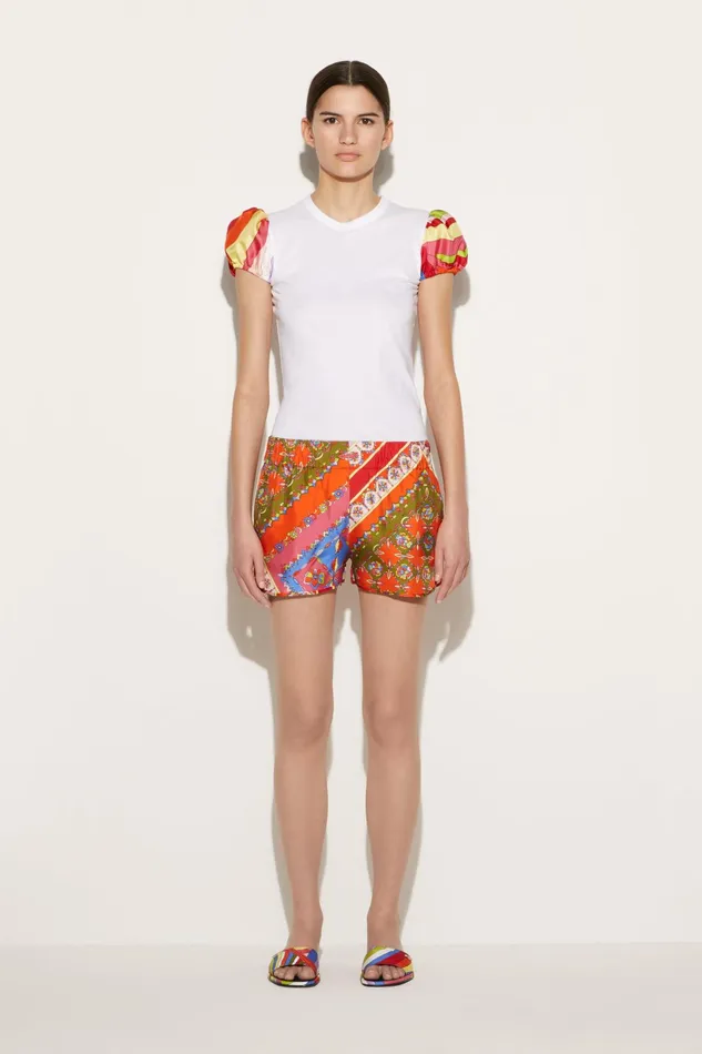 Women TShirts And Sweatshirts PUCCI TShirt With IridePrint Detail