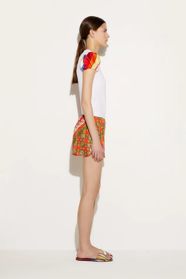 Women TShirts And Sweatshirts PUCCI TShirt With IridePrint Detail