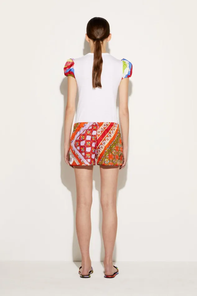 Women TShirts And Sweatshirts PUCCI TShirt With IridePrint Detail