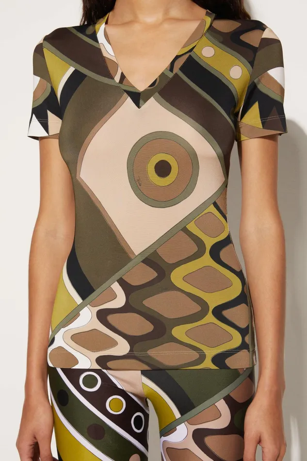 Women TShirts And Sweatshirts PUCCI VivaraPrint TShirt