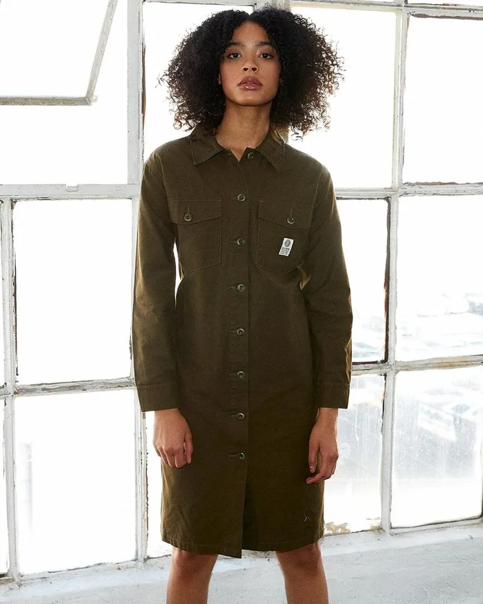 Women Taylor Shirt Dress 8211 Clover Deus Ex Machina Dresses
