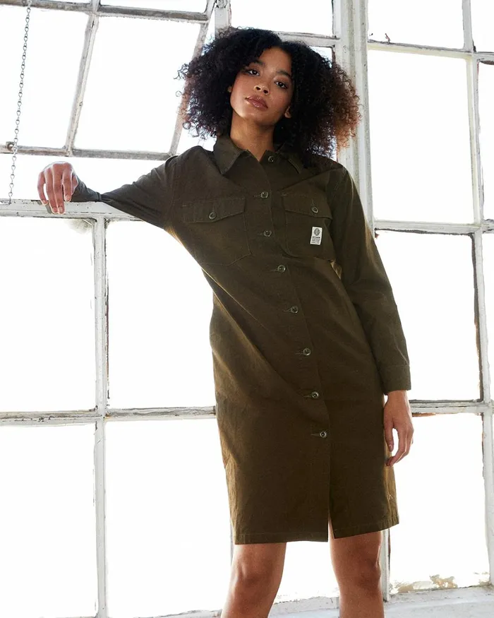 Women Taylor Shirt Dress 8211 Clover Deus Ex Machina Dresses Women Taylor Shirt Dress 8211 Clover Deus Ex Machina Dresses
