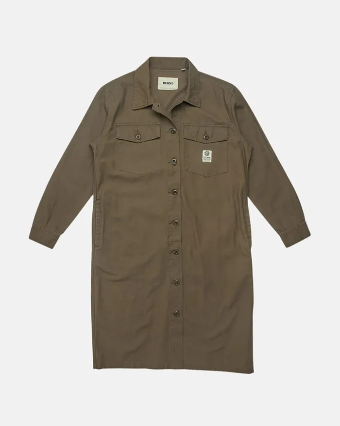 Women Taylor Shirt Dress 8211 Clover Deus Ex Machina Dresses Women Taylor Shirt Dress 8211 Clover Deus Ex Machina Dresses