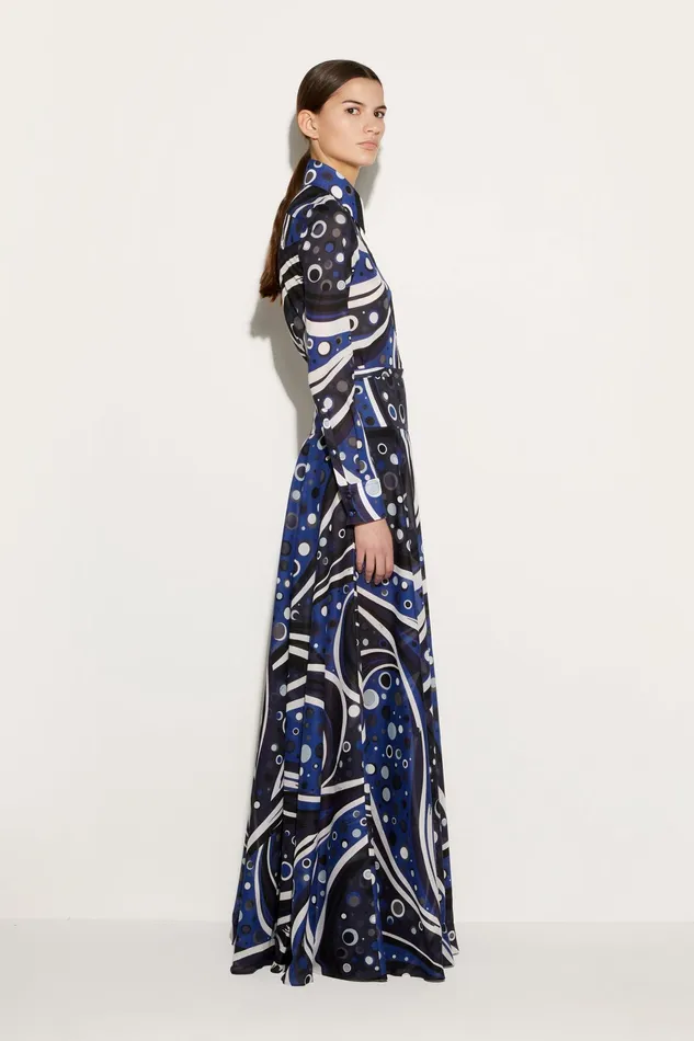 Women Tops And Shirts PUCCI FontanePrint Cotton Shirt