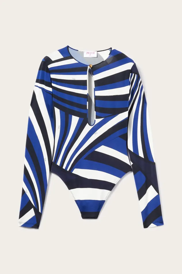 Women Tops And Shirts PUCCI IridePrint Bodysuit