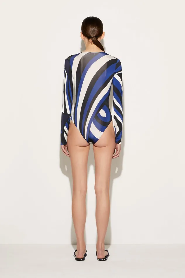 Women Tops And Shirts PUCCI IridePrint Bodysuit