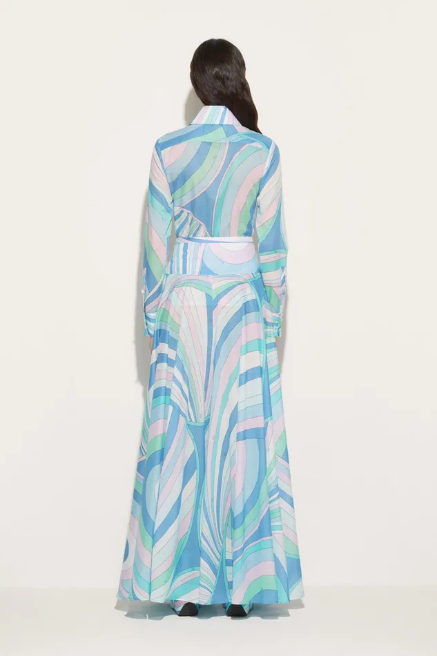 Women Tops And Shirts PUCCI IridePrint Cotton Shirt