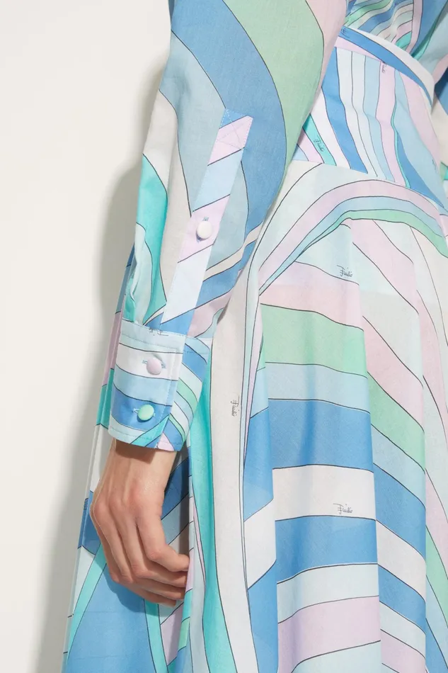 Women Tops And Shirts PUCCI IridePrint Cotton Shirt