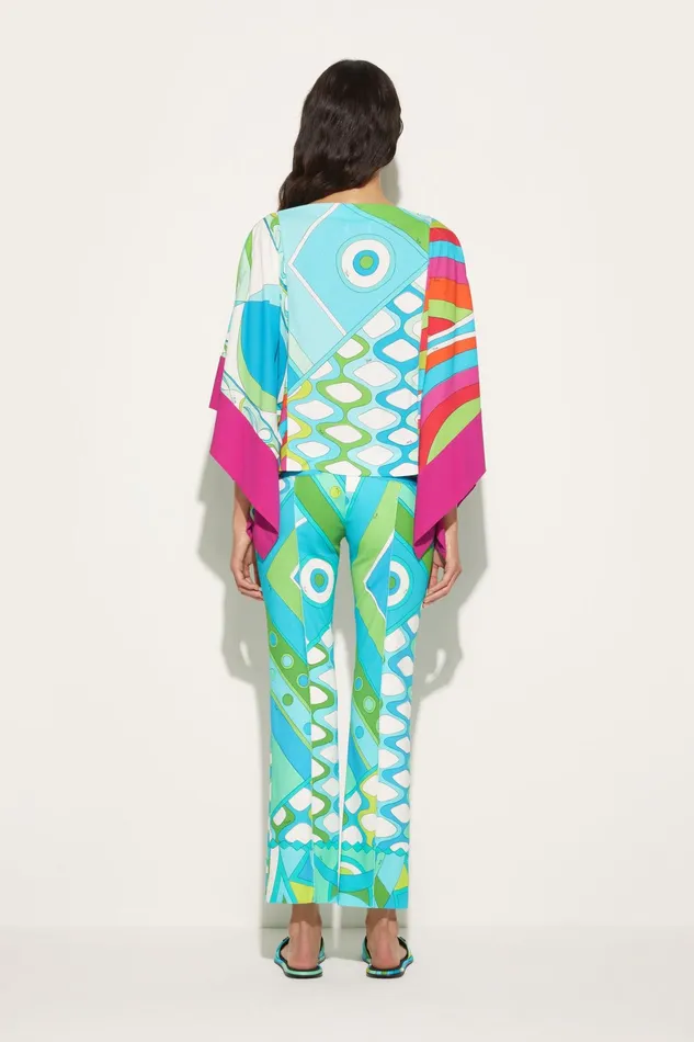 Women Tops And Shirts PUCCI IridePrint Kaftan Top