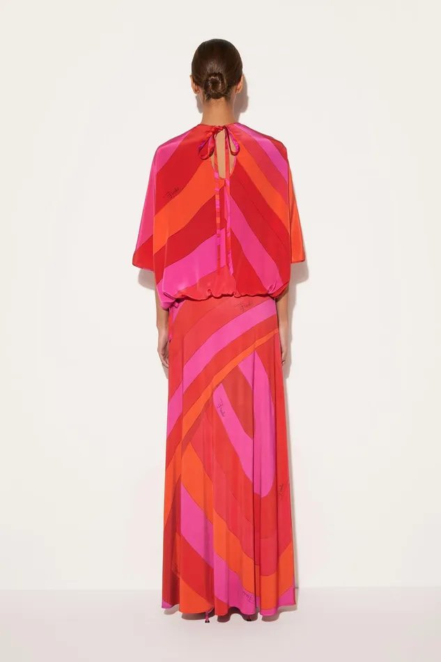 Women Tops And Shirts PUCCI IridePrint Silk Top