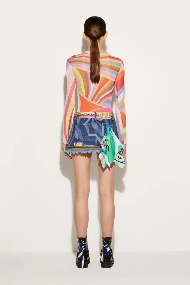 Women Tops And Shirts PUCCI IridePrint Top