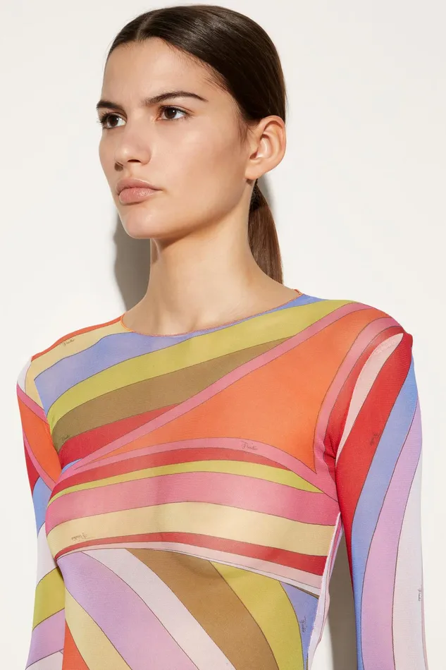 Women Tops And Shirts PUCCI IridePrint Top