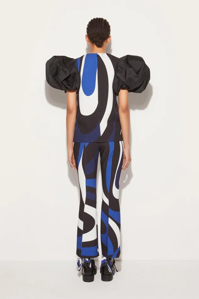 Women Tops And Shirts PUCCI MarmoPrint Top