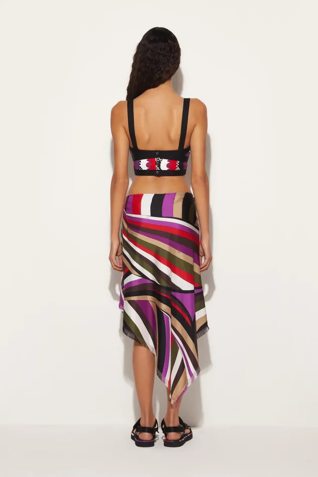 Women Tops And Shirts PUCCI Micro ChiavePrint Top