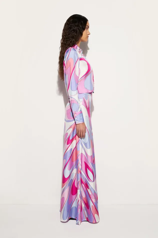 Women Tops And Shirts PUCCI OndePrint Silk Shirt
