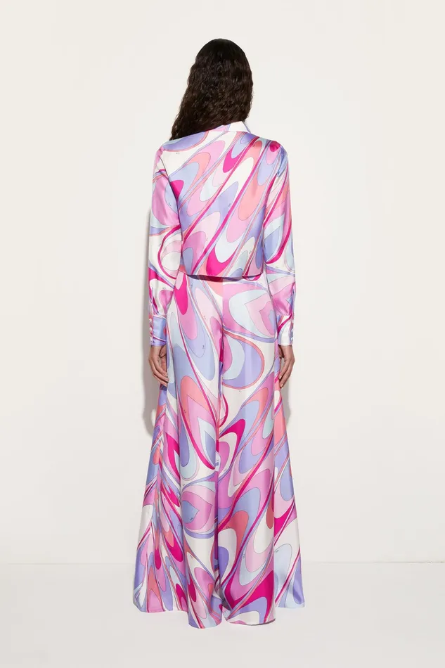 Women Tops And Shirts PUCCI OndePrint Silk Shirt