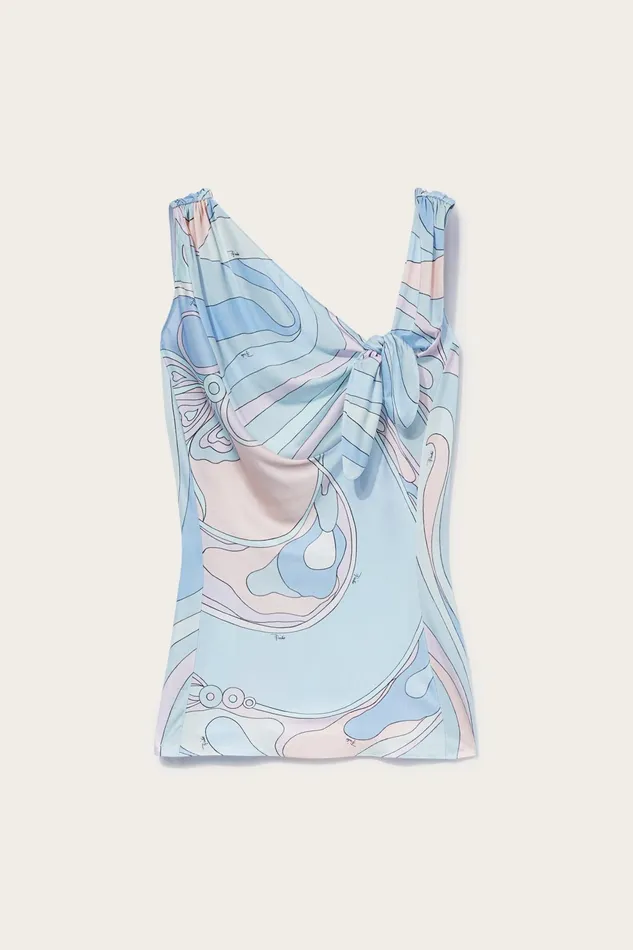 Women Tops And Shirts PUCCI OrchideePrint Top