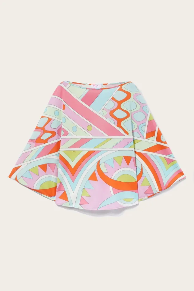 Women Tops And Shirts PUCCI VivaraPrint Poncho