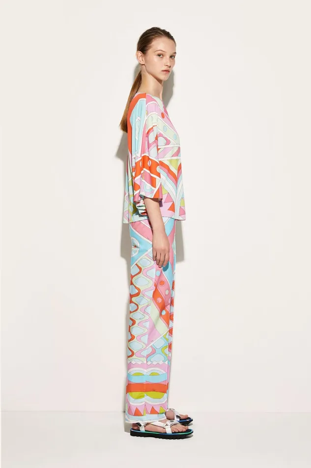 Women Tops And Shirts PUCCI VivaraPrint Poncho