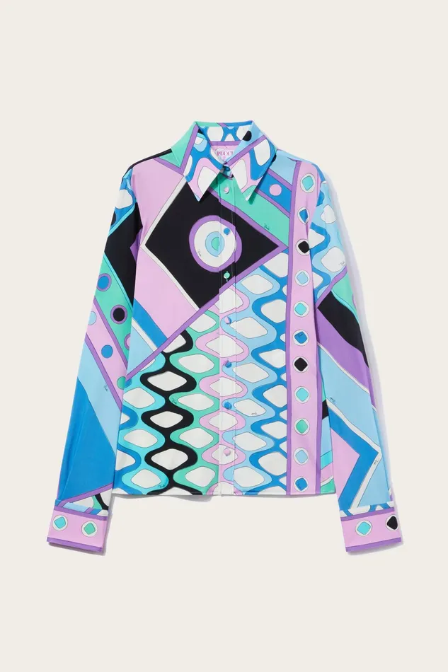 Women Tops And Shirts PUCCI VivaraPrint Shirt