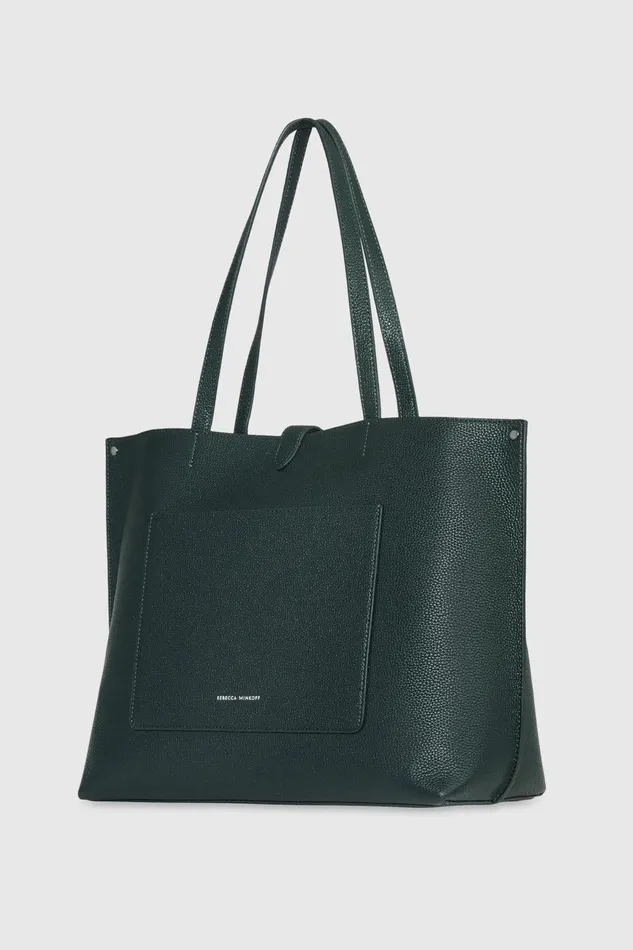 Women Tote Bags Rebecca Minkoff Megan Tote Deep Jadegunmetal Women Tote Bags Rebecca Minkoff Megan Tote Deep Jadegunmetal