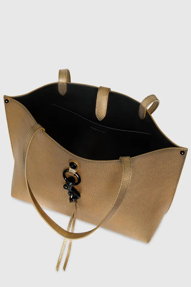 Women Tote Bags Rebecca Minkoff Megan Tote Goldblack Shellac Women Tote Bags Rebecca Minkoff Megan Tote Goldblack Shellac