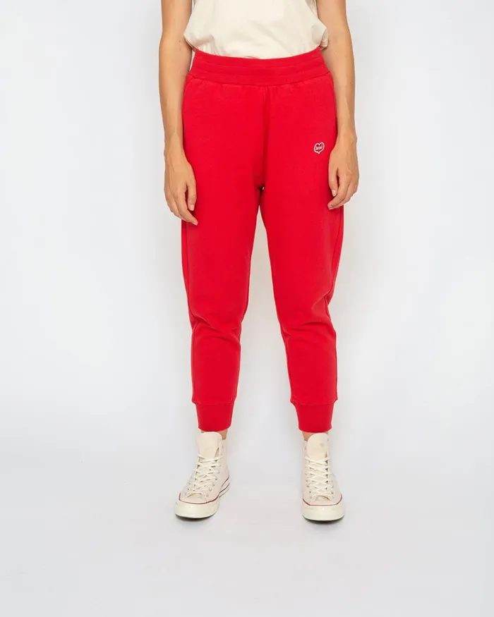 Women True Romance Fleece Pant 8211 Rocco Red Deus Ex Machina Pants