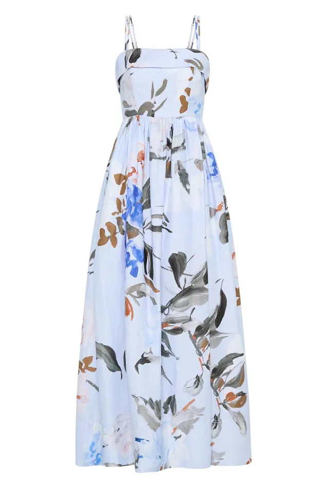 Women Untamed Midi Dress Divine Orchid Aje Dresses