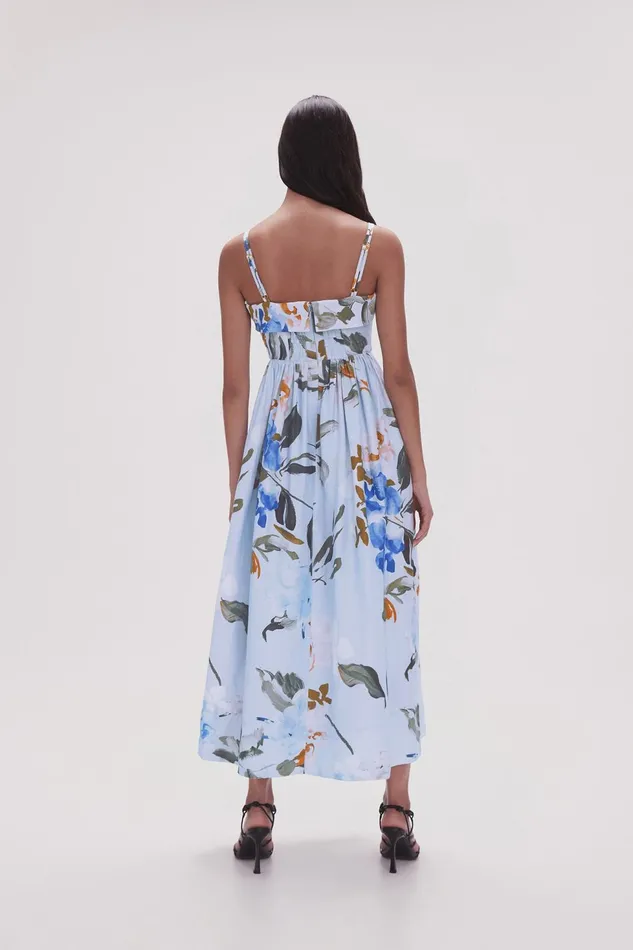Women Untamed Midi Dress Divine Orchid Aje Dresses