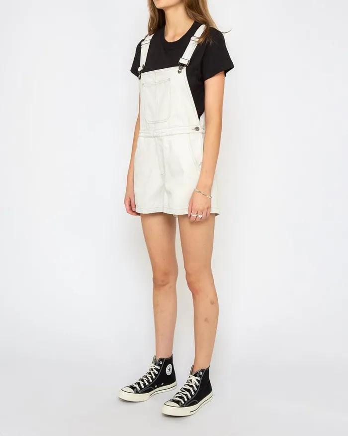 Women Vada Overall 8211 Bleached White Deus Ex Machina Dresses Women Vada Overall 8211 Bleached White Deus Ex Machina Dresses