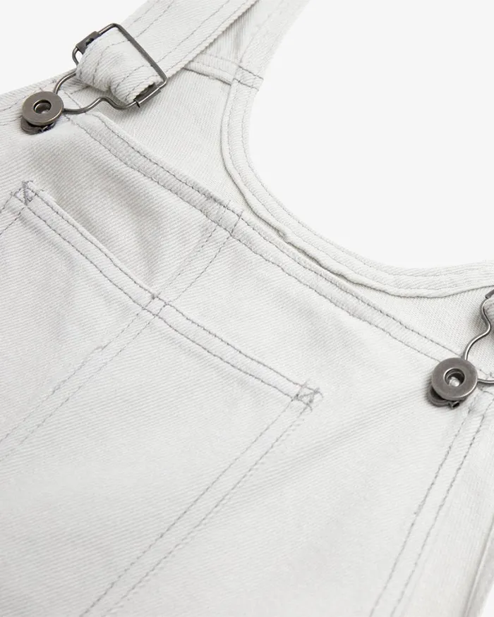 Women Vada Overall 8211 Bleached White Deus Ex Machina Dresses Women Vada Overall 8211 Bleached White Deus Ex Machina Dresses