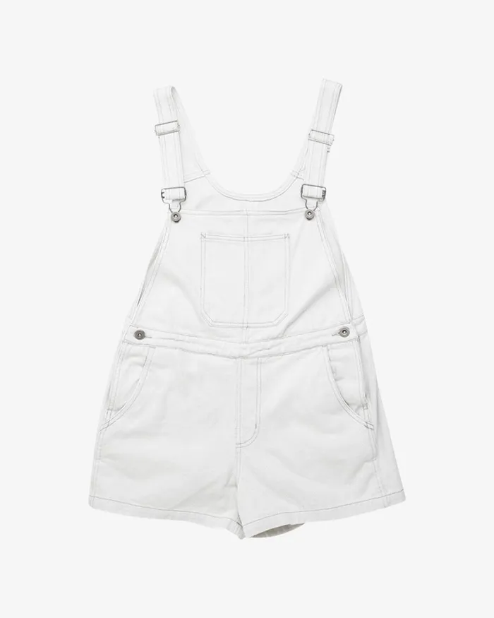 Women Vada Overall 8211 Bleached White Deus Ex Machina Dresses Women Vada Overall 8211 Bleached White Deus Ex Machina Dresses