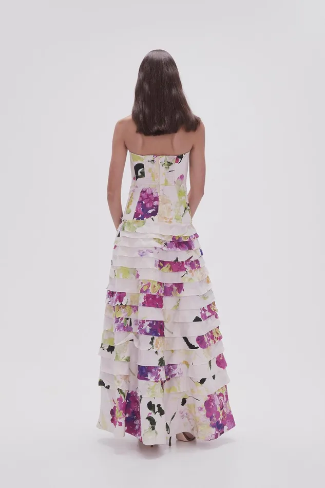 Women Victoria Gown Wild Hydrangea Aje Dresses