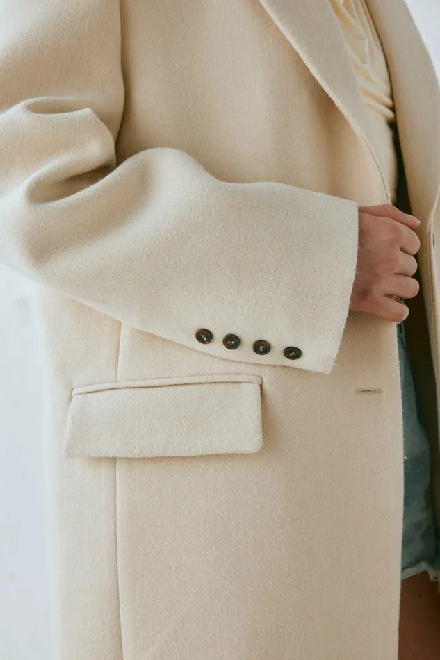 Women VRG GRL JacketsCoats Dua Trench Coat Cream Women VRG GRL JacketsCoats Dua Trench Coat Cream