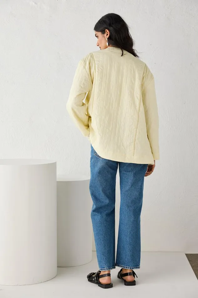 Women VRG GRL JacketsCoats Mona Jacket Butter Women VRG GRL JacketsCoats Mona Jacket Butter