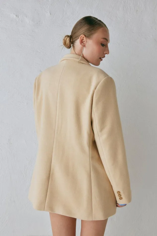 Women VRG GRL JacketsCoats Nada Blazer Butter Women VRG GRL JacketsCoats Nada Blazer Butter